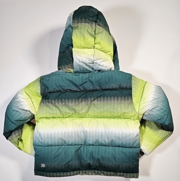 All In Motion Boys' Puffer Jacket With Hood & Cuffed Mittens Green - Picture 11 of 11